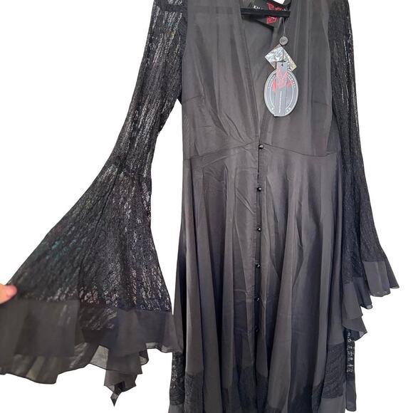 Killstar VALDERMERCA MAXI DRESS LARGE NWT - Picture 3 of 6